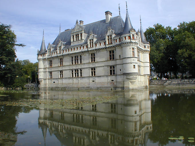 Indre-et-Loire, Castello di Azay-le-Rideau, Francia.