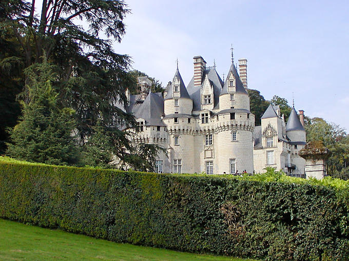 Il Castello della Bella Addormentata Castello Rigny-Ussé, Francia.
