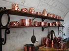 Le cucine del castello di Chenonceau, Francia.