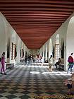 Galleria con travetti a vista, Castello di Chenonceau, Francia.