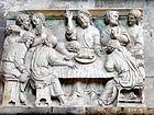 L'Ultima Cena, bassorilievo della collegiata Clamecy, Francia.