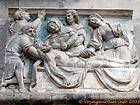 La sepoltura di Gesù, bassorilievo della collegiata Clamecy, Francia.