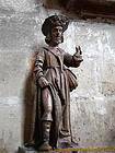Statua Clamecy sulla strada per Compostela, Francia.