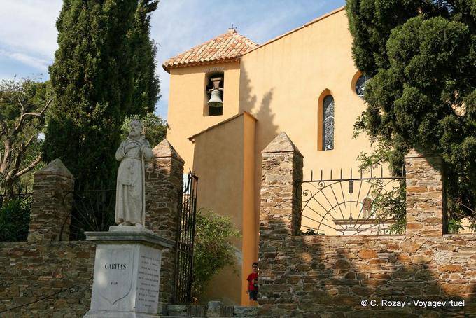 Bormes-les-Mimosas, Caritas statua, Provenza, Francia