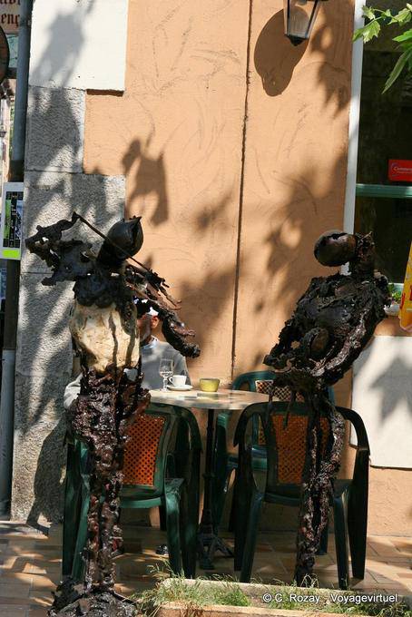 Collobrières, musicisti di ferro, Provenza, Francia