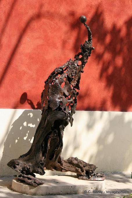 Collobrières, scultura in metallo, Provenza, Francia