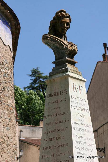 Statua Collobrières alla Repubblica, Provenza, Francia