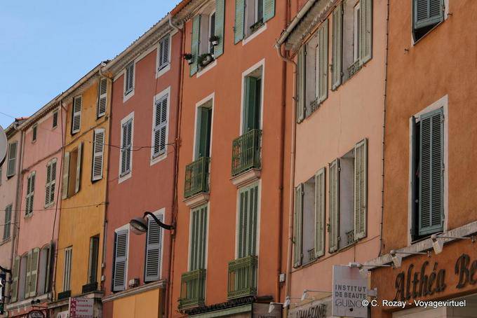 Fréjus, colori di strada, Provenza, Francia