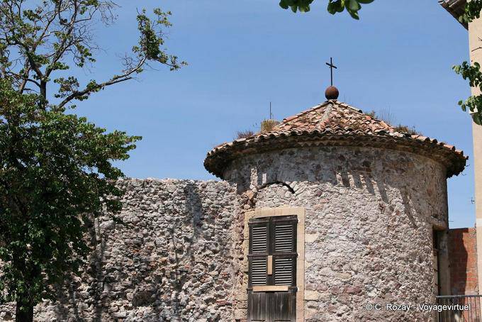 Fréjus, nelle pareti Place Clemenceau, Provenza, Francia