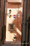 Saint-Tropez, prigioniero ombra Street Spirit, Francia.