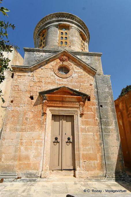 Jagarolon di Agia Triada, la biblioteca - Creta, Grecia