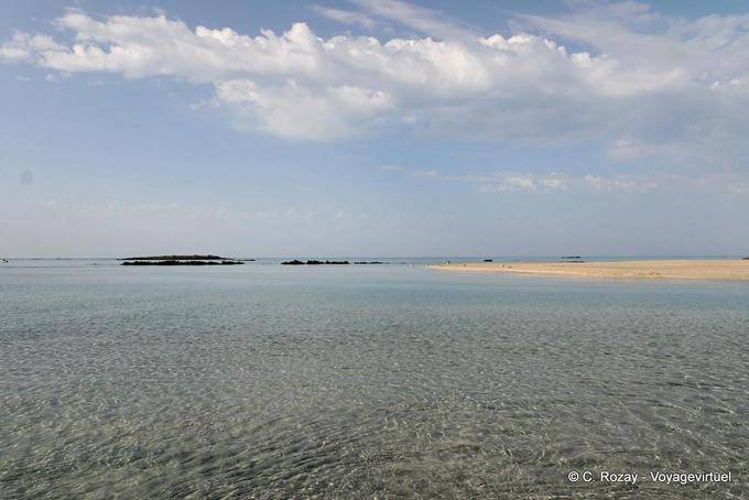 Quando il cielo e mare si fondono, Elafonissi - Creta, Grecia