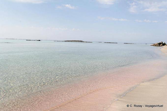 Colori del Mediterraneo laguna Elafonissi - Creta, Grecia