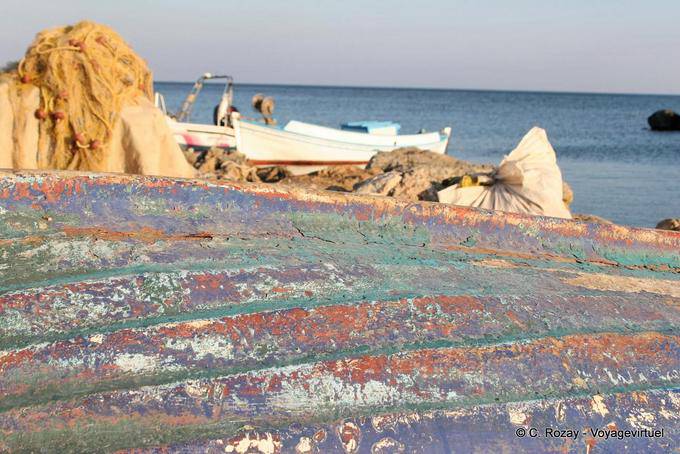 Decomposizione metallo color Fragokastello - Creta, Grecia