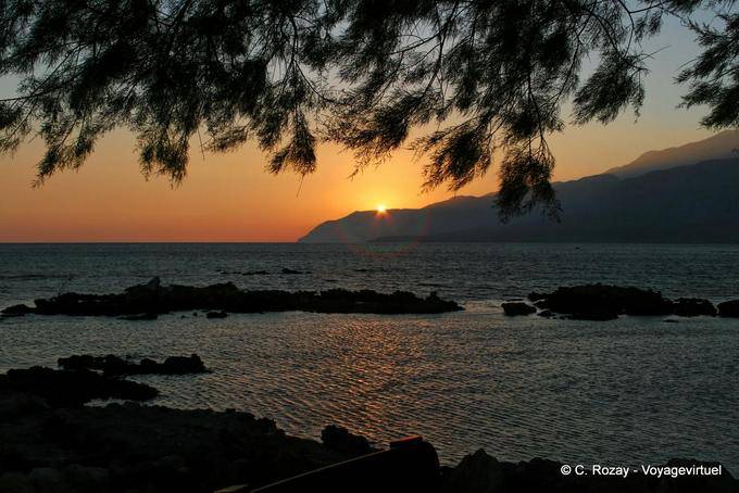 Tramonto sul Fragokastello - Creta, Grecia