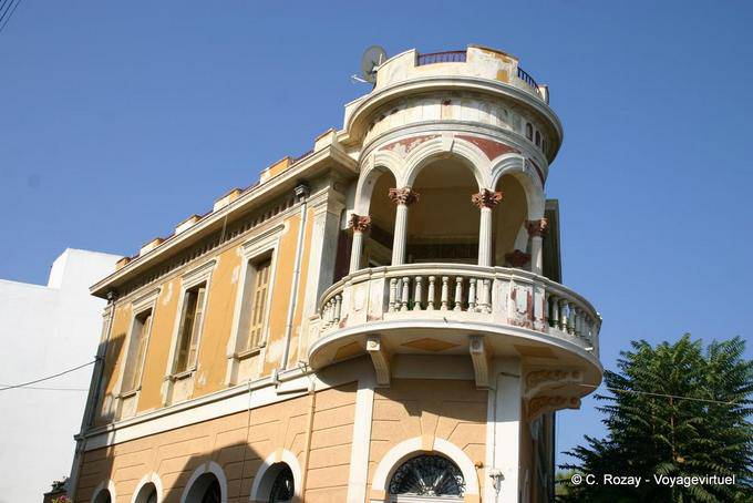 Balcone arrotondato, Hania Chania - Creta, Grecia