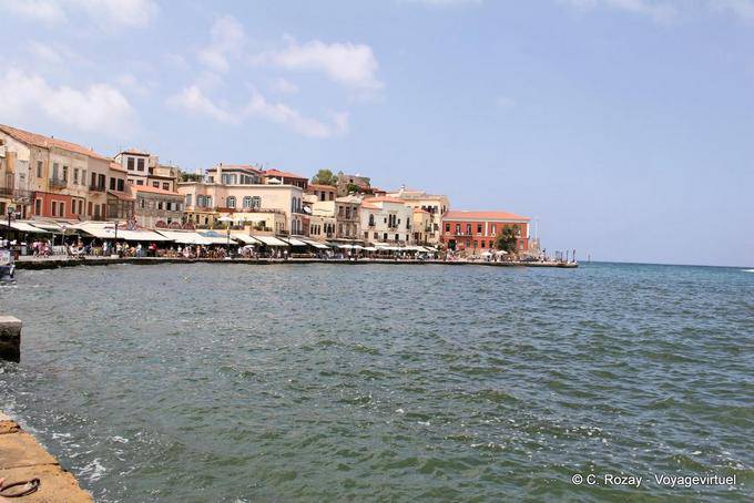 Passeggiata sul porto, Chania - Creta, Grecia