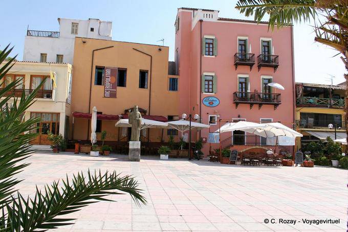 Chania, Statua di Atenagora - Creta, Grecia