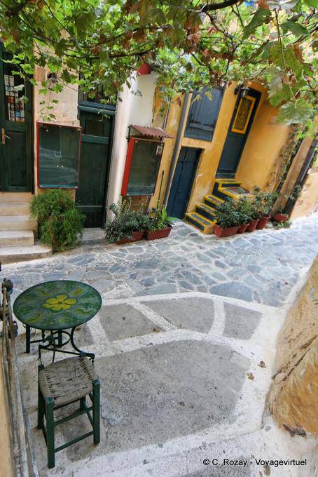 Via pavimentazione, Chania - Creta, Grecia
