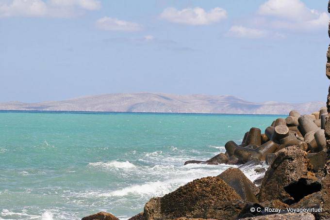 Protezione delle fortificazioni molo, Heraklion - Creta, Grecia