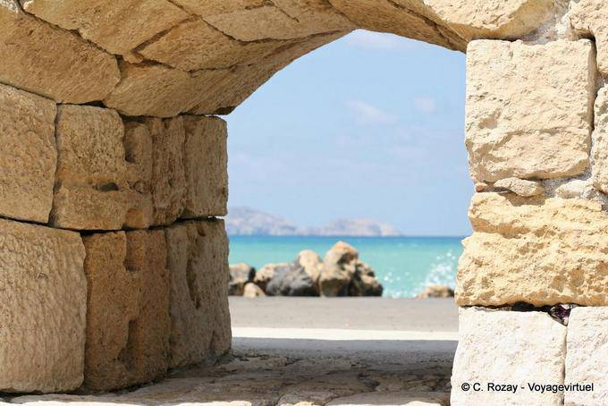 Spessore parete Rocca al Mare, Heraklion - Creta, Grecia