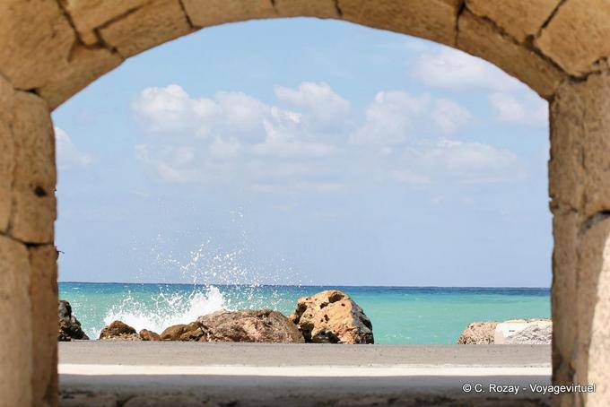 Vista sul mare dal castello veneziano, Iraklio - Creta, Grecia