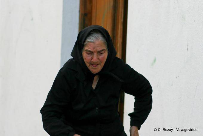 Vecchio che tira la lingua, Lassithi - Creta, Grecia
