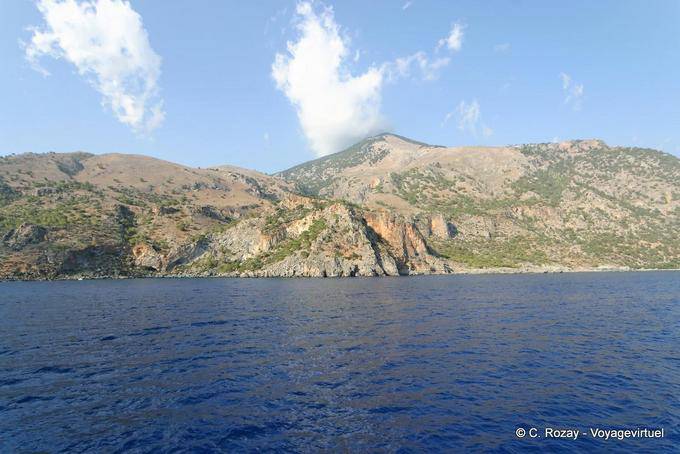 Le Montagne Bianche sopra le Gole di Samaria, Agia Roumeli - Creta, Grecia