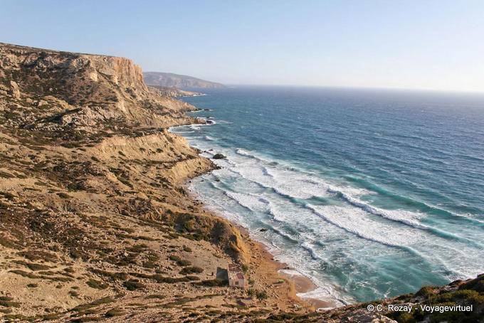 La costa sud di Kouroupi, Matala - Creta, Grecia