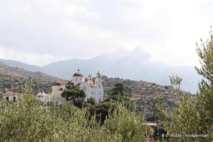 Chiesa sulle alture di Sfaka - Creta, Grecia