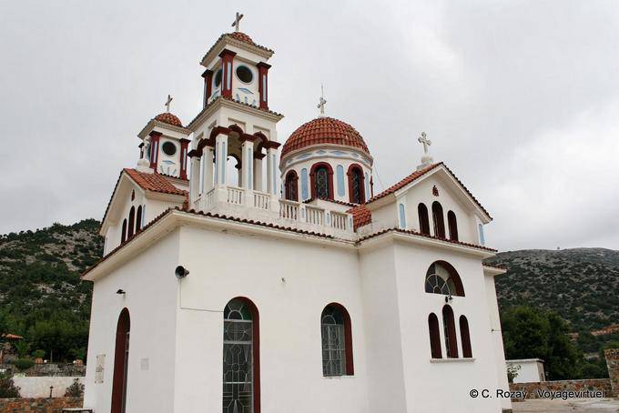 Chiesa Ammoudari sull'altopiano di Askifou - Creta, Grecia