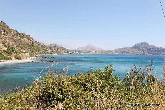 Dal Souda, parziale vista sulla baia di Plakias - Creta, Grecia