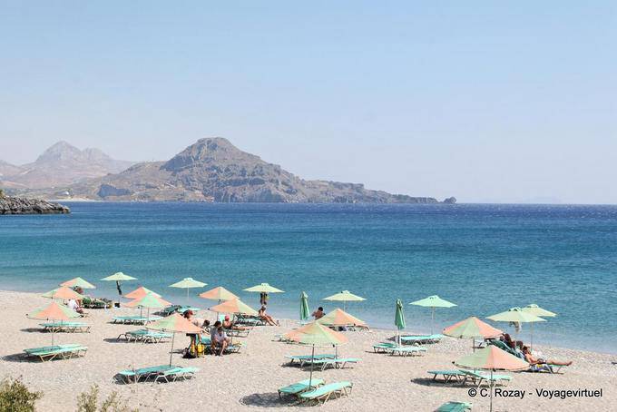 La spiaggia di Souda ovest di Plakias - Creta, Grecia