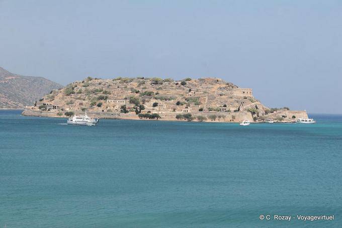 Spinalonga isola fortezza Kalidon - Creta, Grecia