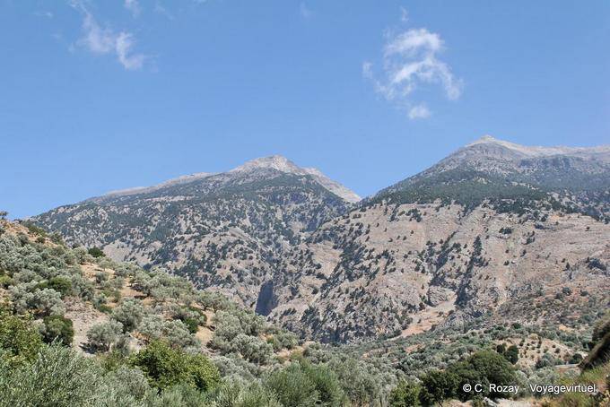 Paesaggio di montagna a Grigoria - Creta, Grecia