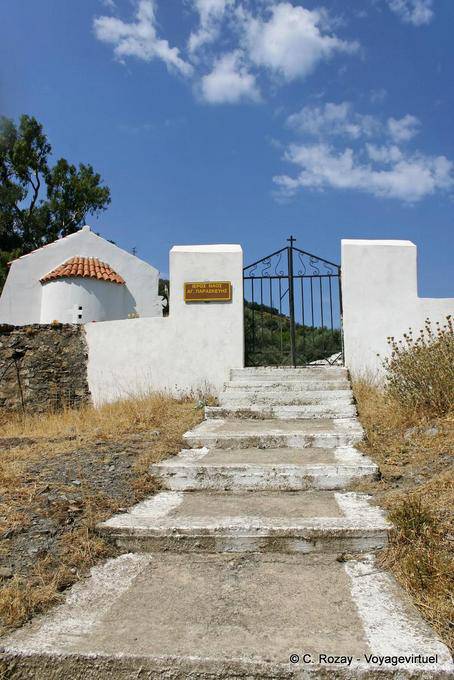 Ingresso Chiesa Aghia Paraskevi, Voutas - Creta, Grecia