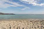 Beach a sud-est, Elafonissi, Creta.