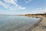 Specchio sulla spiaggia Mare Orientale Elafonisi, Creta.