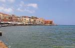 Passeggiata sul porto, Chania, Creta.