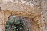 Zona portico intagliato Topanas, Chania, Creta.
