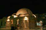 Moschea di Hassan Kioutsouk di notte, ottomano Era Chania (La Canea), Creta.