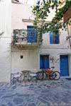 Tipica strada di Chania, Creta.