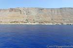 Paesaggio tra Agia Roumeli e Loutro vide la barca, Creta.
