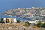 Rethymnon, la vista sulla fortezza veneziana (Frourio) costruita tra il 1574 e il 1582, Creta.