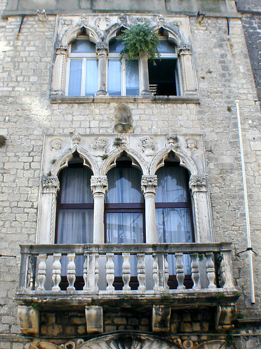 Trogir, rinascimentale e barocca e finestre, Croazia