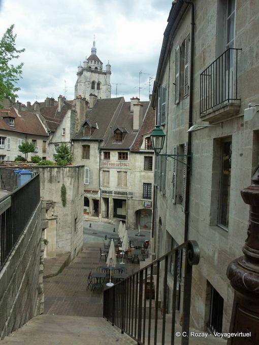Scale per la strada di Old Butchers, Dole Jura - Francia