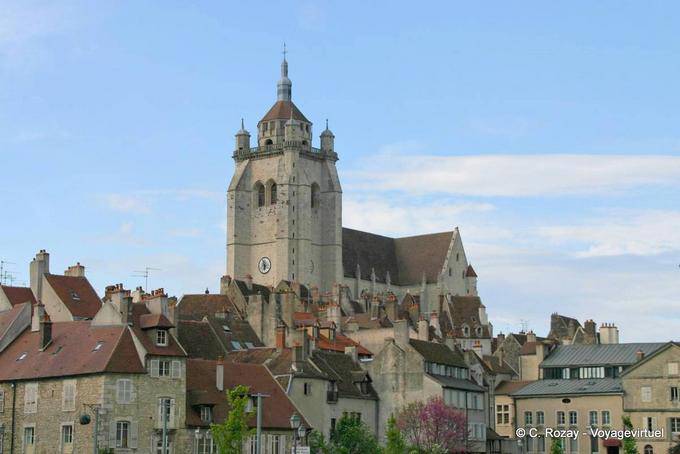 Panorama di Notre Dame e sui tetti circostanti, Dole - Francia