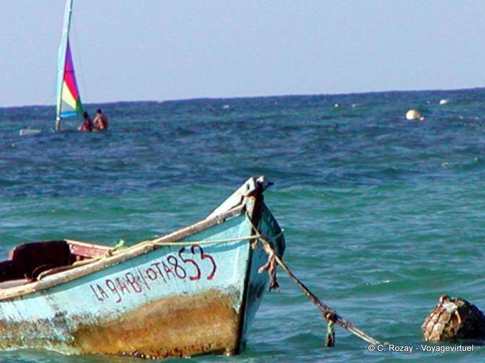 Barca e windsurf, Bavaro, Rep. Dominicana