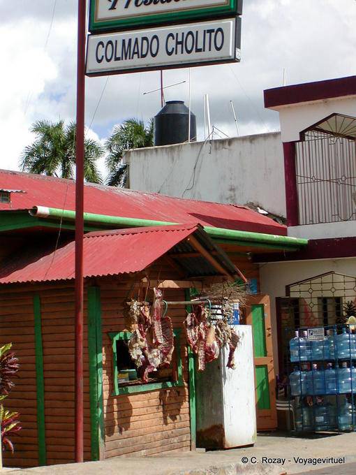 Colmado cholito, macellaio traitionnelle, Rep. Dominicana