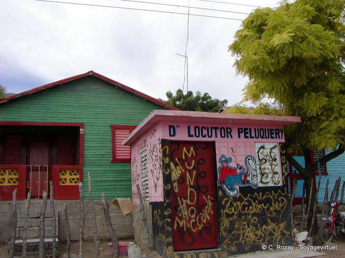 Locutor Peruquery, parrucchiere, Duverge, Rep. Dominicana